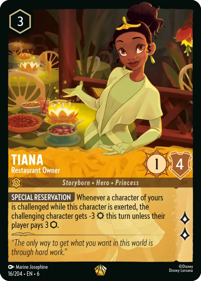 Tiana - Restaurant Owner 「6-16」「EN」