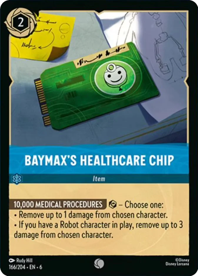 Baymax's Healthcare Chip 「6-166」「EN」