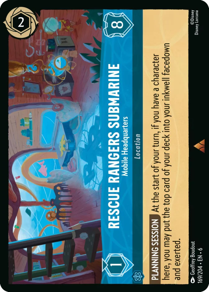 Rescue Rangers Submarine - Mobile Headquarters 「6-169」「EN」