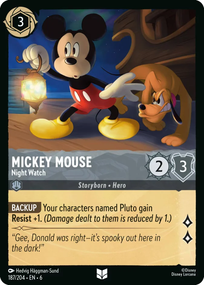 Mickey Mouse - Night Watch 「6-187」「EN」