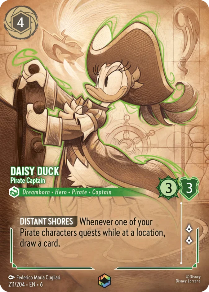 Daisy Duck - Pirate Captain 「6-211」「EN」