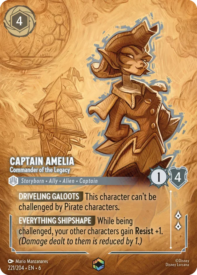 Captain Amelia - Commander of the Legacy 「6-221」「EN」