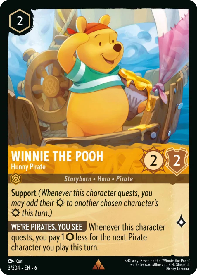 Winnie the Pooh - Hunny Pirate 「6-3」「EN」
