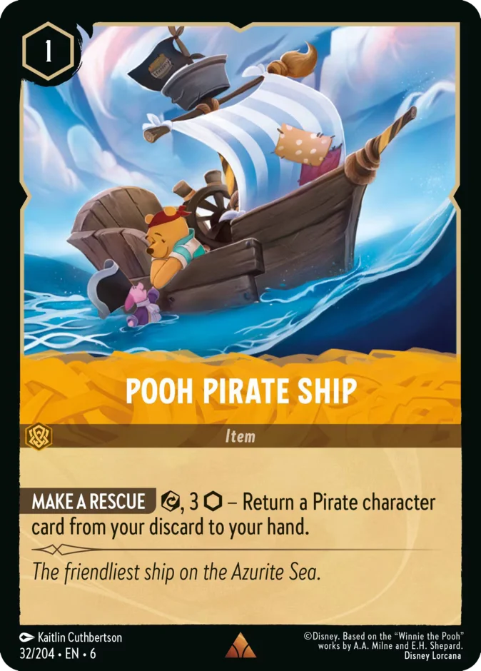 Pooh Pirate Ship 「6-32」「EN」