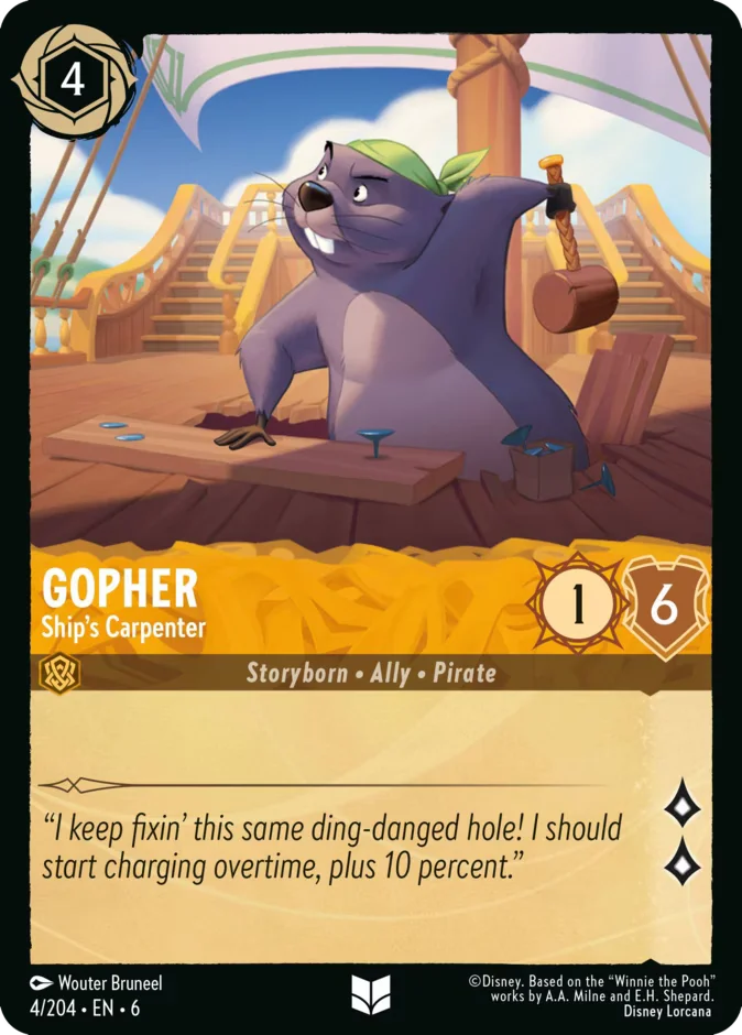 Gopher - Ship's Carpenter 「6-4」「EN」