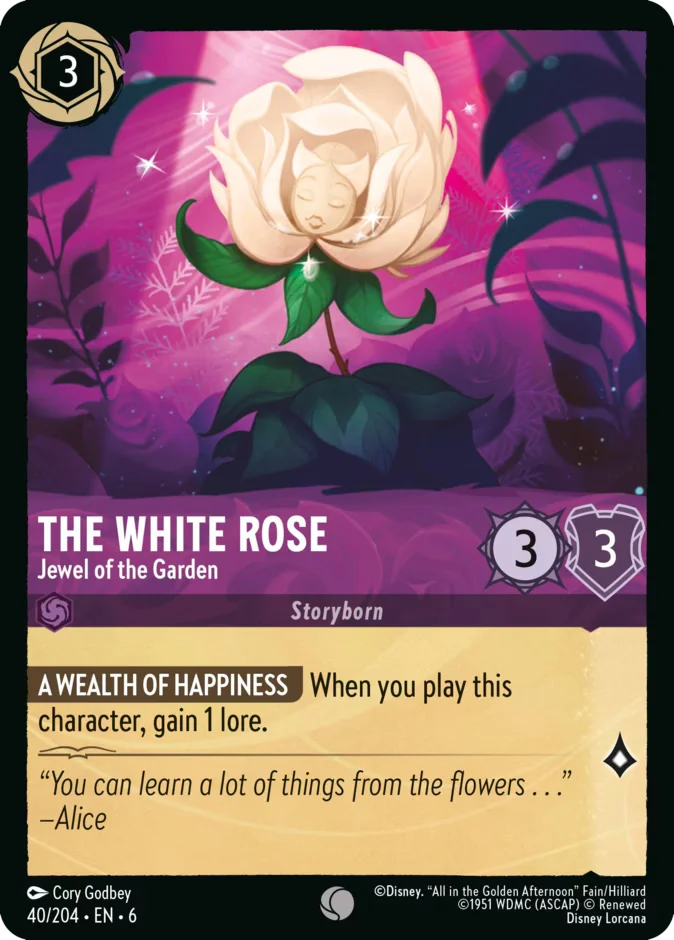 The White Rose - Jewel of the Garden 「6-40」「EN」