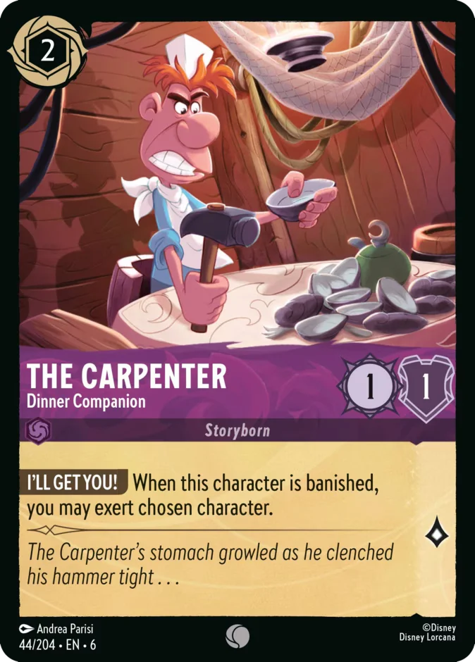 The Carpenter - Dinner Companion 「6-44」「EN」