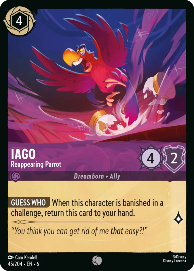 Iago - Reappearing Parrot 「6-45」「EN」