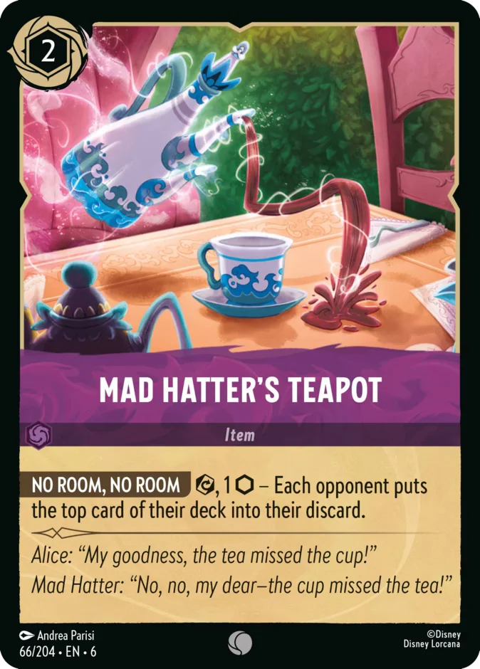 Mad Hatter's Teapot 「6-66」「EN」