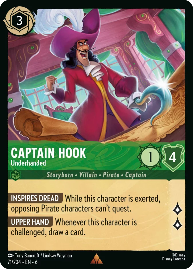 Captain Hook - Underhanded 「6-71」「EN」