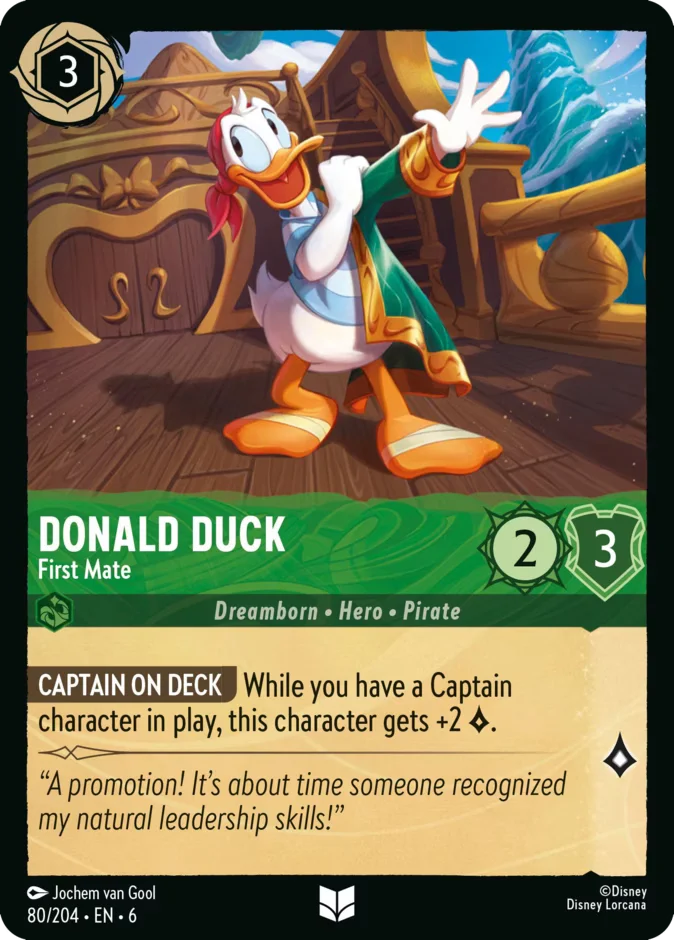 Donald Duck - First Mate 「6-80」「EN」