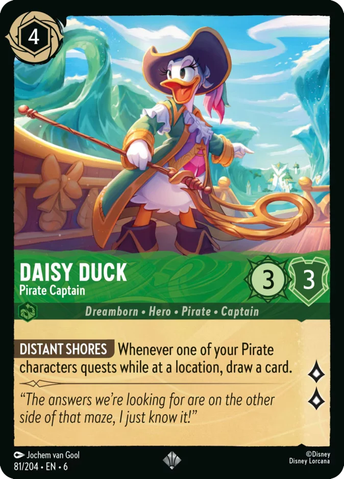Daisy Duck - Pirate Captain 「6-81」「EN」