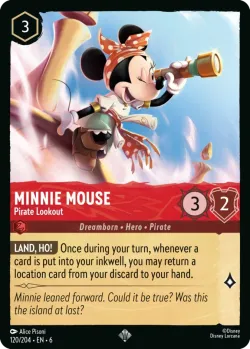 Minnie Mouse - Pirate Lookout #120 · Disney Lorcana