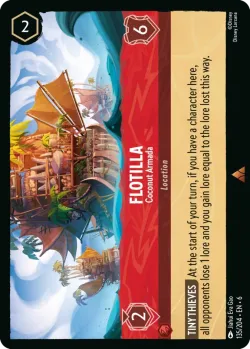 Flotilla - Coconut Armada #135 · Disney Lorcana