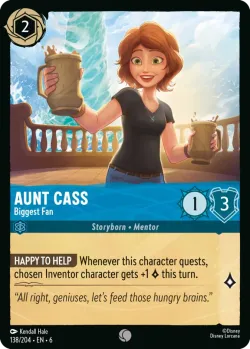 Aunt Cass - Biggest Fan #138 · Disney Lorcana