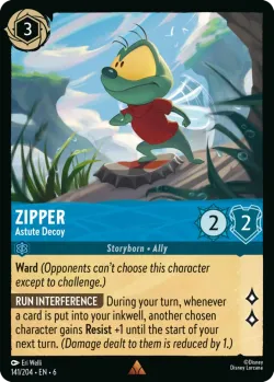 Zipper - Astute Decoy #141 · Disney Lorcana
