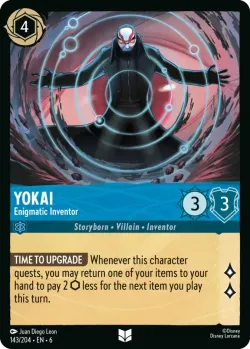 Yokai - Enigmatic Inventor #143 · Disney Lorcana