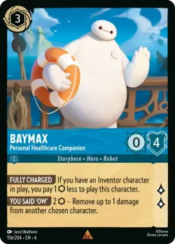 Baymax - Personal Healthcare Companion #156 · Disney Lorcana