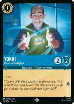 Yokai - Professor Callaghan #158 · Disney Lorcana