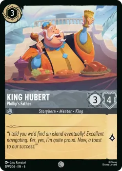 King Hubert - Phillip's Father 「6-179」「EN」