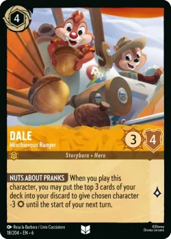 Dale - Mischievous Ranger #18 · Disney Lorcana