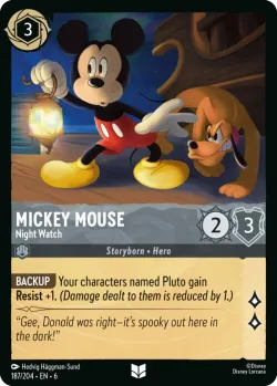 Mickey Mouse - Night Watch 「6-187」「EN」