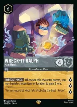 Wreck-It Ralph - Ham Hands 「6-190」「EN」