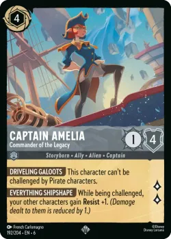 Captain Amelia - Commander of the Legacy 「6-192」「EN」