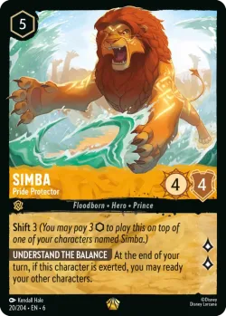 Simba - Pride Protector #20 · Disney Lorcana