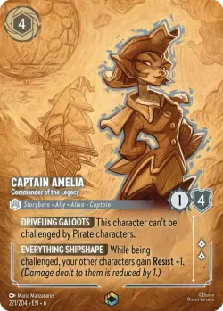 Captain Amelia - Commander of the Legacy 「6-221」「EN」