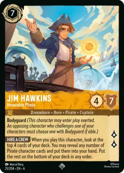 Jim Hawkins - Honorable Pirate #25 · Disney Lorcana