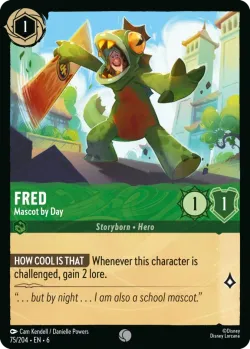 Fred - Mascot by Day #75 · Disney Lorcana