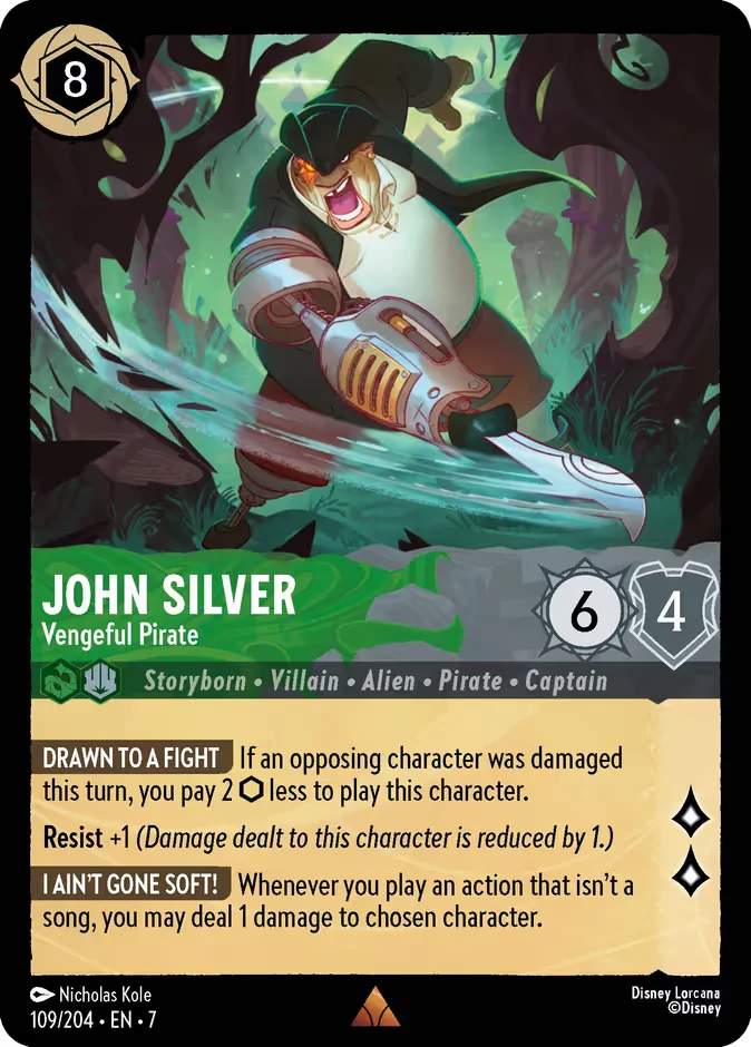 John Silver - Vengeful Pirate 「7-109」「EN」