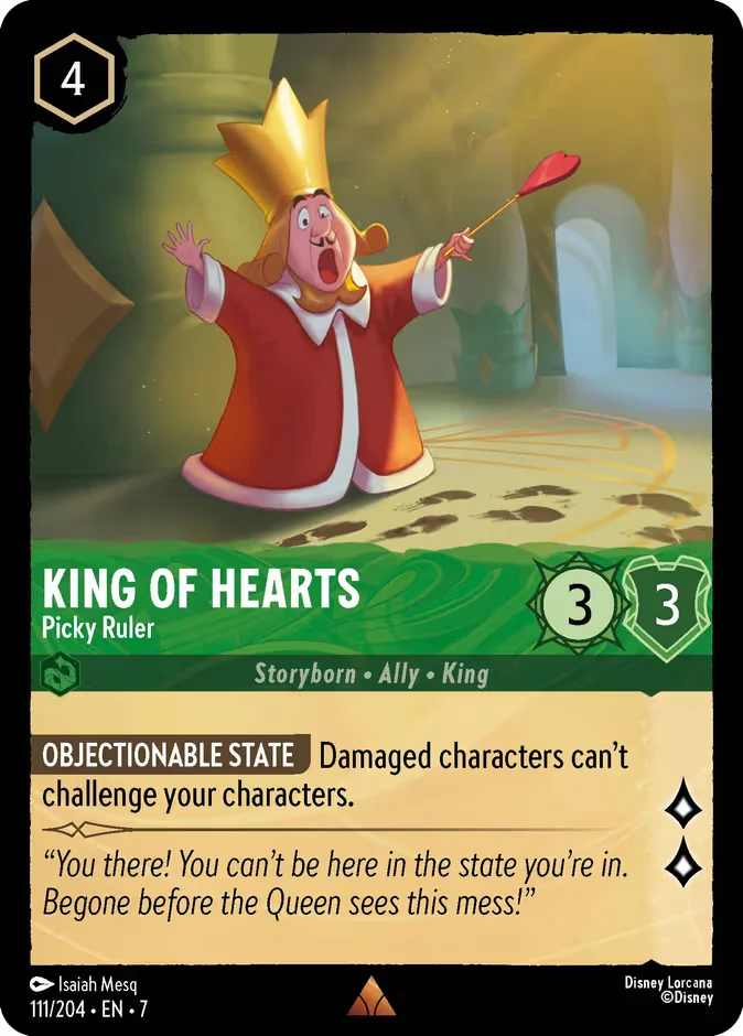 King of Hearts - Picky Ruler 「7-111」「EN」
