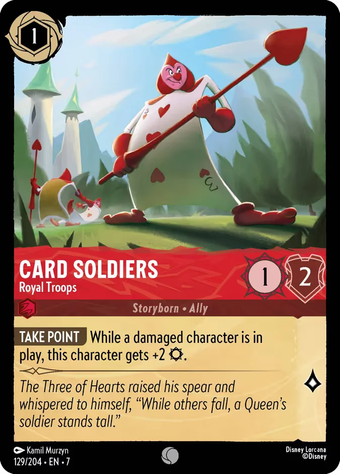 Card Soldiers - Royal Troops 「7-129」「EN」