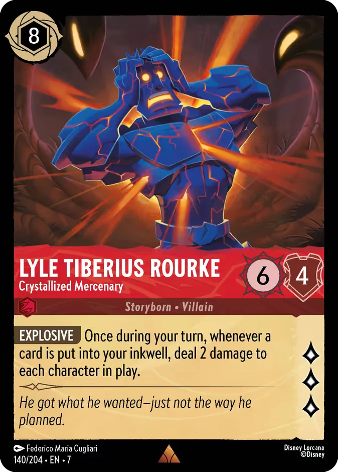 Lyle Tiberius Rourke - Crystallized Mercenary 「7-140」「EN」