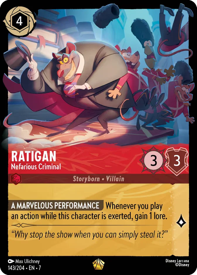 Ratigan - Nefarious Criminal 「7-143」「EN」