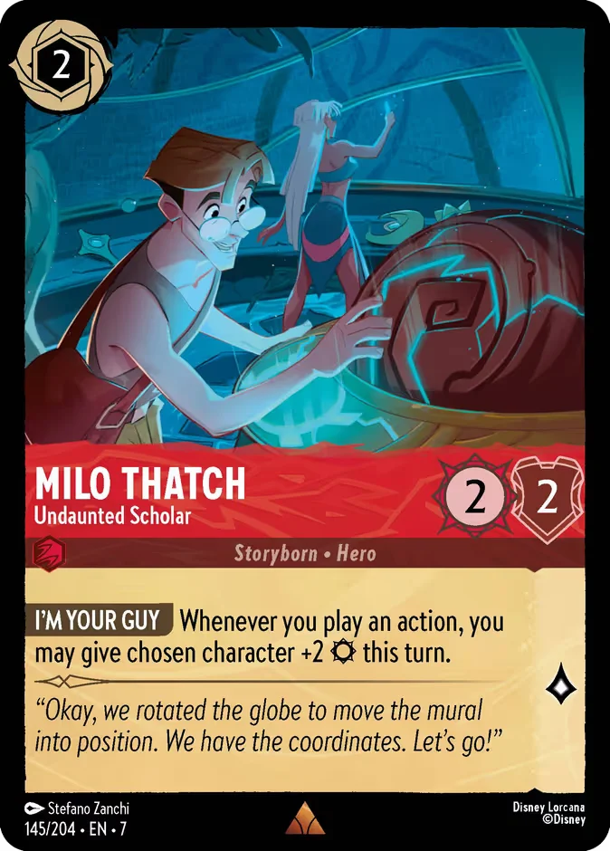 Milo Thatch - Undaunted Scholar 「7-145」「EN」