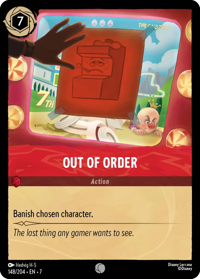 Out of Order 「7-148」「EN」