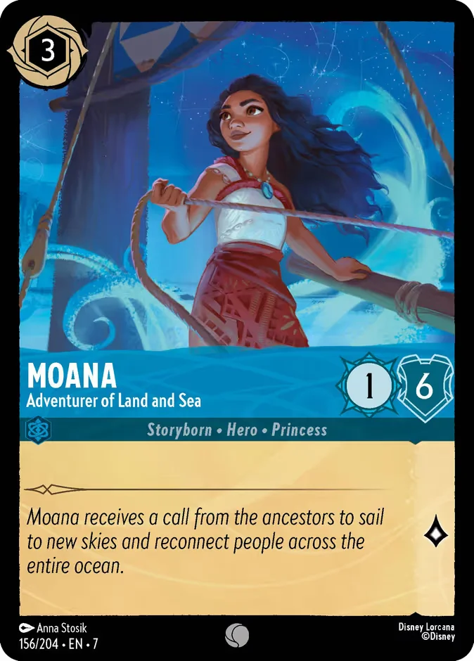 Moana - Adventurer of Land and Sea 「7-156」「EN」