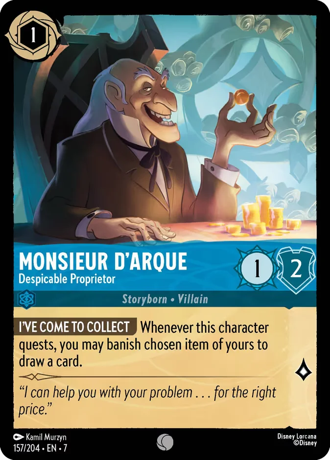 Monsieur D'Arque - Despicable Proprietor 「7-157」「EN」