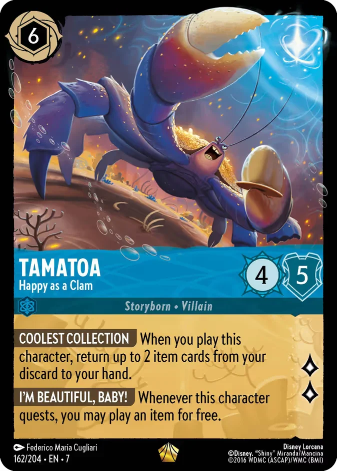 Tamatoa - Happy as a Clam 「7-162」「EN」