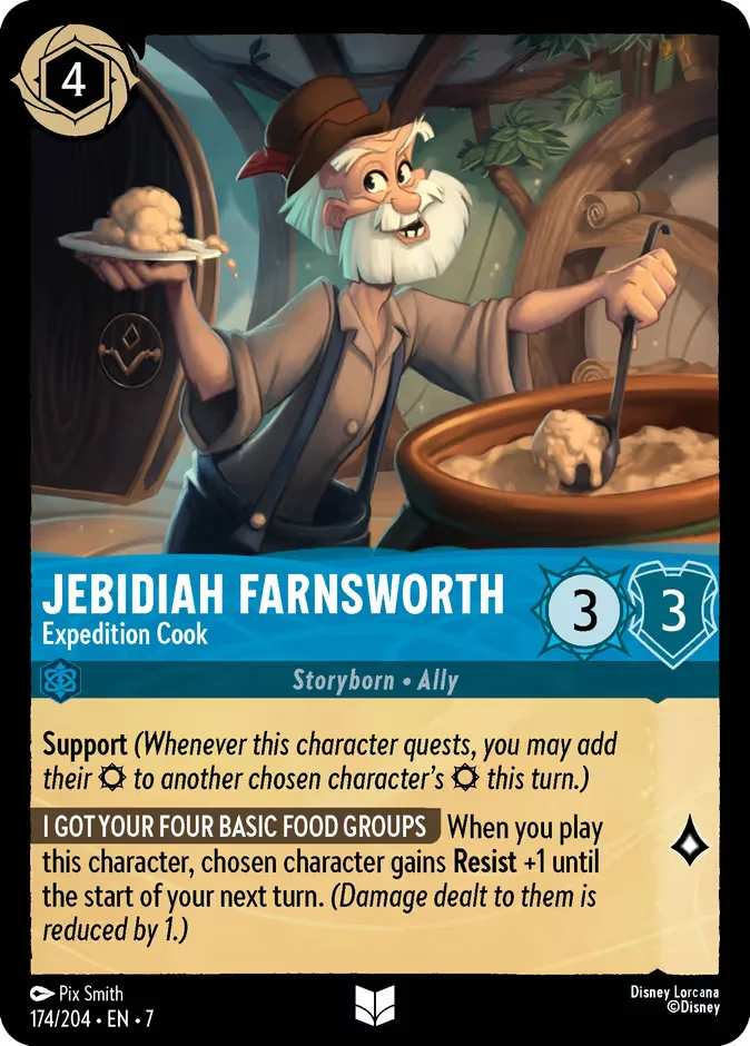 Jebidiah Farnsworth - Expedition Cook 「7-174」「EN」