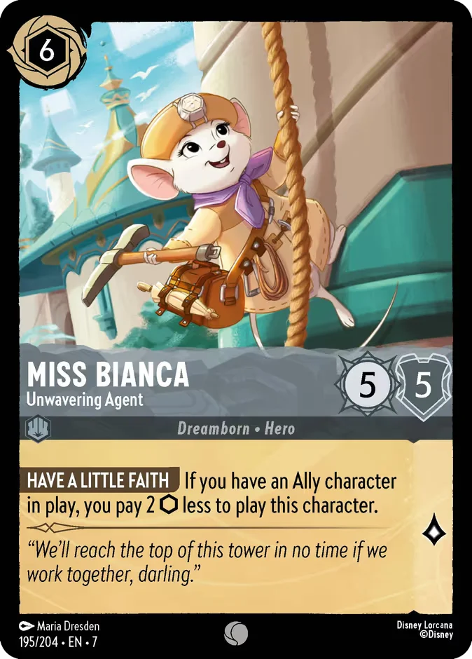 Miss Bianca - Unwavering Agent 「7-195」「EN」