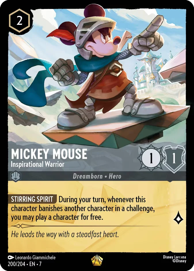 Mickey Mouse - Inspirational Warrior 「7-200」「EN」