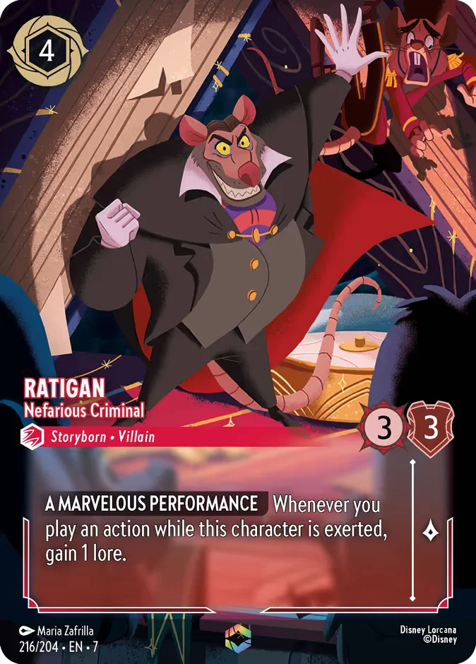 Ratigan - Nefarious Criminal 「7-216」「EN」