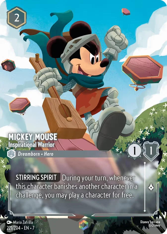 Mickey Mouse - Inspirational Warrior 「7-221」「EN」