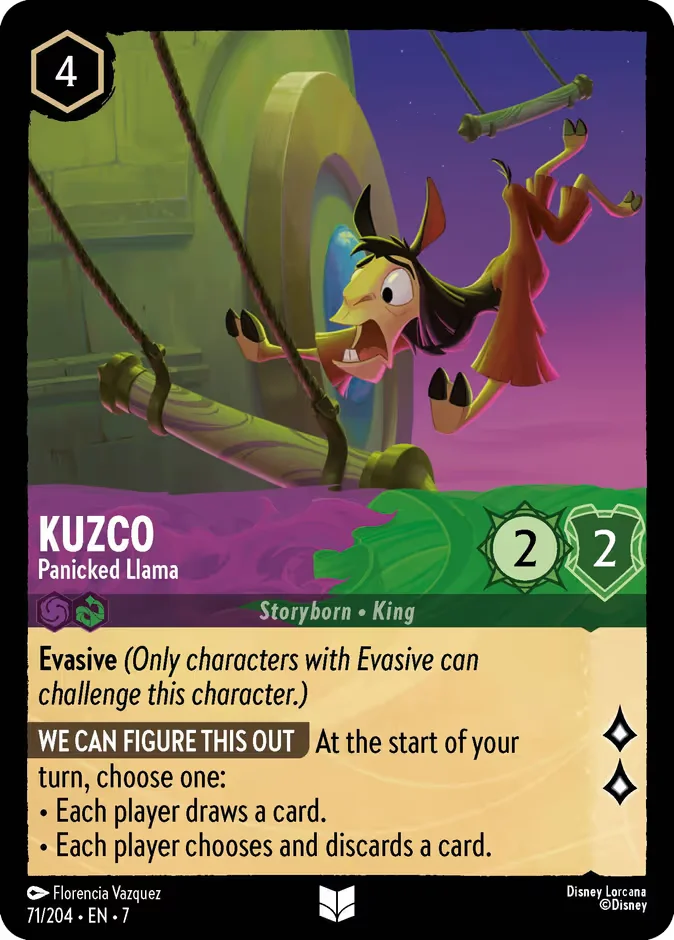 Kuzco - Panicked Llama 「7-71」「EN」