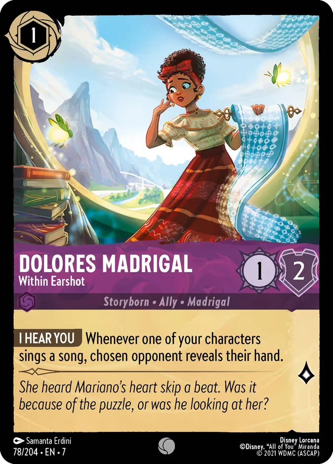 Dolores Madrigal - Within Earshot 「7-78」「EN」