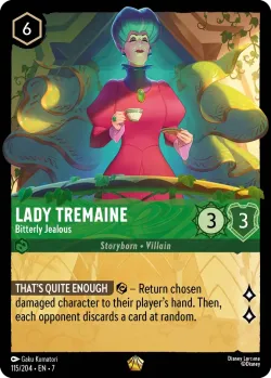 Lady Tremaine - Bitterly Jealous #115 · Disney Lorcana